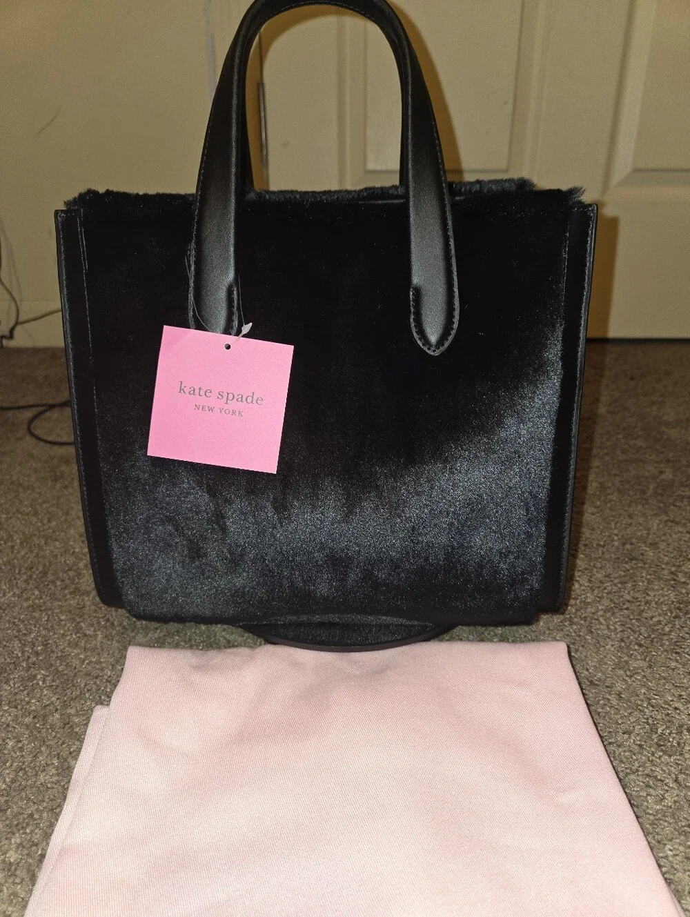 Kate Spade Manhattan Faux Fur Tote Bag